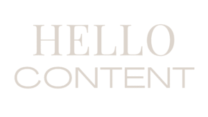 Dette er Hello Contents logo
